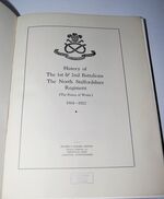 History of the Ist & 2nd Battalions the North Staffordshire Regiment Additional Image
