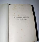 The Badminton Magazine of Sports & Pastimes Volume III July to December Additional Image