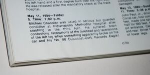 Indianapolis 500 Yearbook 1984 Additional Image