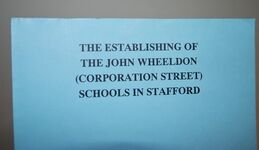 The Establishing of the John Wheeldon Schools in Stafford Additional Image