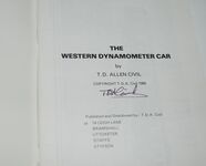 The Western Dynamometer Car Additional Image