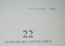 Twenty Two Temporary Gentlemen Additional Image