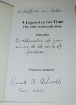 A Legend in His Time The Artie Ashworth Story Additional Image