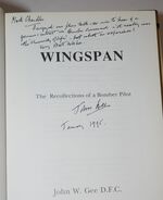 Wingspan The Recollections of a Bomber Pilot Additional Image