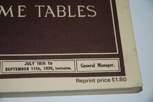 Great Western Railway Timetables 1932 Additional Image