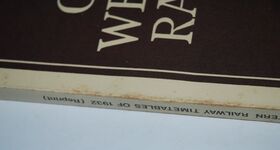 Great Western Railway Timetables 1932 Additional Image