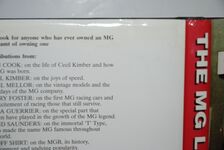 The MG Log Additional Image