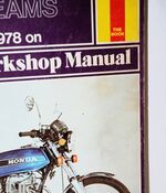Honda CB250 and CB400 Superdreams Owner's Workshop Manual Additional Image