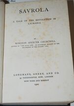 SAVROLA a Tale of the Revolution in Laurania Additional Image