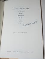 Israel in Egypt Evidence for the Authenticity of the Exodus Tradition Additional Image