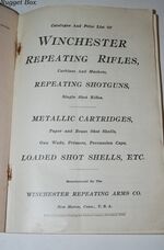 Winchester Catalogue No. 73 January 1907 Additional Image