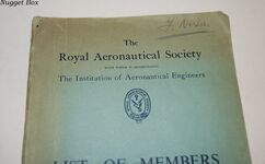 The Royal Aeronautical Society - List of Members With Which is Additional Image
