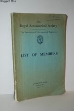 The Royal Aeronautical Society - List of Members With Which is