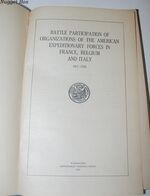 Battle Participation of Organizations of the American Expeditionary Forces Additional Image