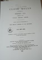 Calendar of the Close Rolls Preserved in the Public Record Office Close Additional Image