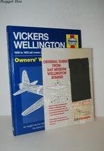 Vickers Wellington Manual (Book Comes with Original Fabric from RAF Museum