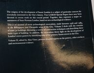 Aspects of Saxo-Norman London 1 - Building and Street Development Near Additional Image