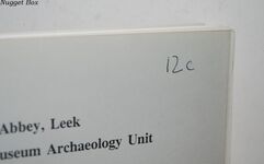 Dieulacres Abbey, Leek. Stoke - on - Trent City Museum Archaeology Unit Additional Image