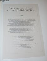 Old Colonial Houses of the Cape of Good Hope Additional Image