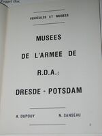 Musees De L'Armee De R. D. A. : Dresde - Potsdam Additional Image