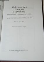 Staffordshire Glebe Terriers 1585-1884 Part 2: Lapley-Yoxall. 4th Series , Additional Image