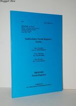 Broome Parish Registers Baptisms, Marriages, Burials 1613 - 1850