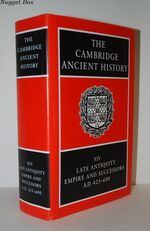 The Cambridge Ancient History XIV Late Antiquity: Empire and Successors,