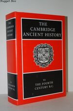 The Cambridge Ancient History VI the Fourth Century B. C.