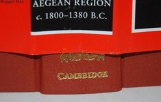 The Cambridge Ancient History II Part 1 the Middle East & the Aegean Additional Image