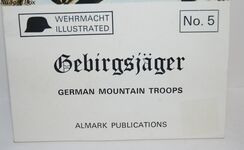 Gebirgsjäger German Mountain Troops Additional Image