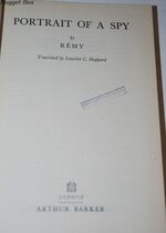 PORTRAIT of a SPY. Additional Image