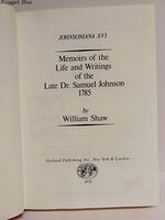 Johnsoniana XVI - Memoirs of the Life and Writings of the Late Dr Samuel Additional Image
