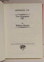Johnsoniana XXII - Two Dialogues 1787 Additional Image