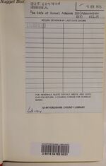 Johnsoniana XXV - the Life of Samuel Johnson, LLD. 1815 Additional Image