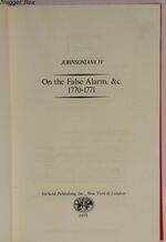 Johnsoniana IV - on the False Alarm, & C. 1770-1771 Additional Image