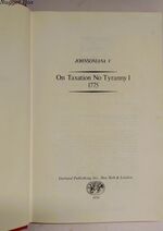 Johnsoniana V - on Taxation No Tyranny I 1775 Additional Image