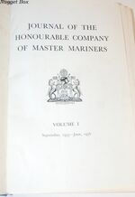 Journal of the Honourable Company of Master Mariners Volume 1 Additional Image
