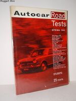 Autocar Road Tests Spring 1965 25 Tests