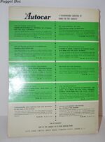Autocar' Road Tests Spring 1961 Additional Image