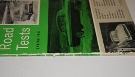 Autocar' Road Tests Spring 1961 Additional Image