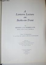 A Lantern Lecture on Stoke-On-Trent Additional Image