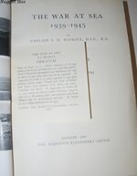 The War At Sea 1939 - 1945 Volume III the Offensive Part I 1st June 1943 - Additional Image