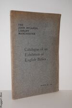 The John Rylands Library, Manchester Catalogue of an Exhibition of Bibles