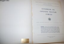Handbook on Japanese Military Forces United States War Department Additional Image