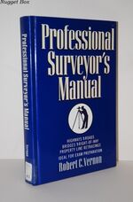 Proffessional Surveyor's Manual
