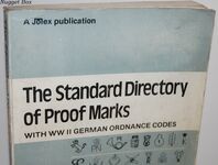 Standard Directory of Proof Marks, with W. W. II German Ordnance Codes Additional Image