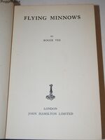 Flying Minnows. an Account of Experiences in the Royal Air Force During Additional Image