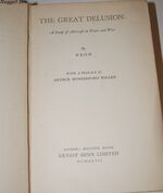 The Great Delusion; a Study of Aircraft in Peace and War Additional Image