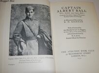 Captain Albert Ball VC, DSO; A Historical Record Additional Image