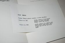 Miles Mason Porcelain; A Guide to Patterns and Shapes Additional Image